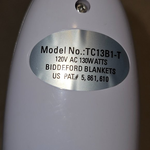 Biddeford TC13B1-T Electric Heating Blanket Controller 4-Prong - Picture 3 of 3